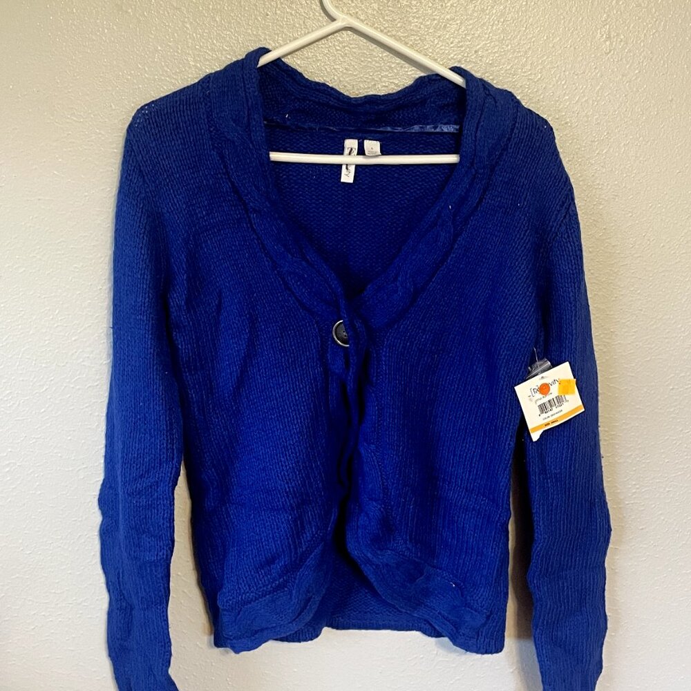Relativity Deep Blue Womens Small Sweater